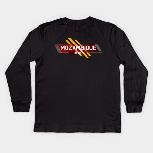 Mozambique Here! Kids Long Sleeve T-Shirt